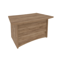 Стол руководителя криволинейный FIRST KSR-5  1400*900*765